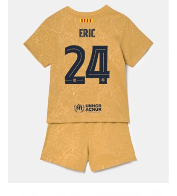 Barcelona Eric Garcia #24 Bortedraktsett Barn 2022-23 Kortermet (+ Korte bukser)